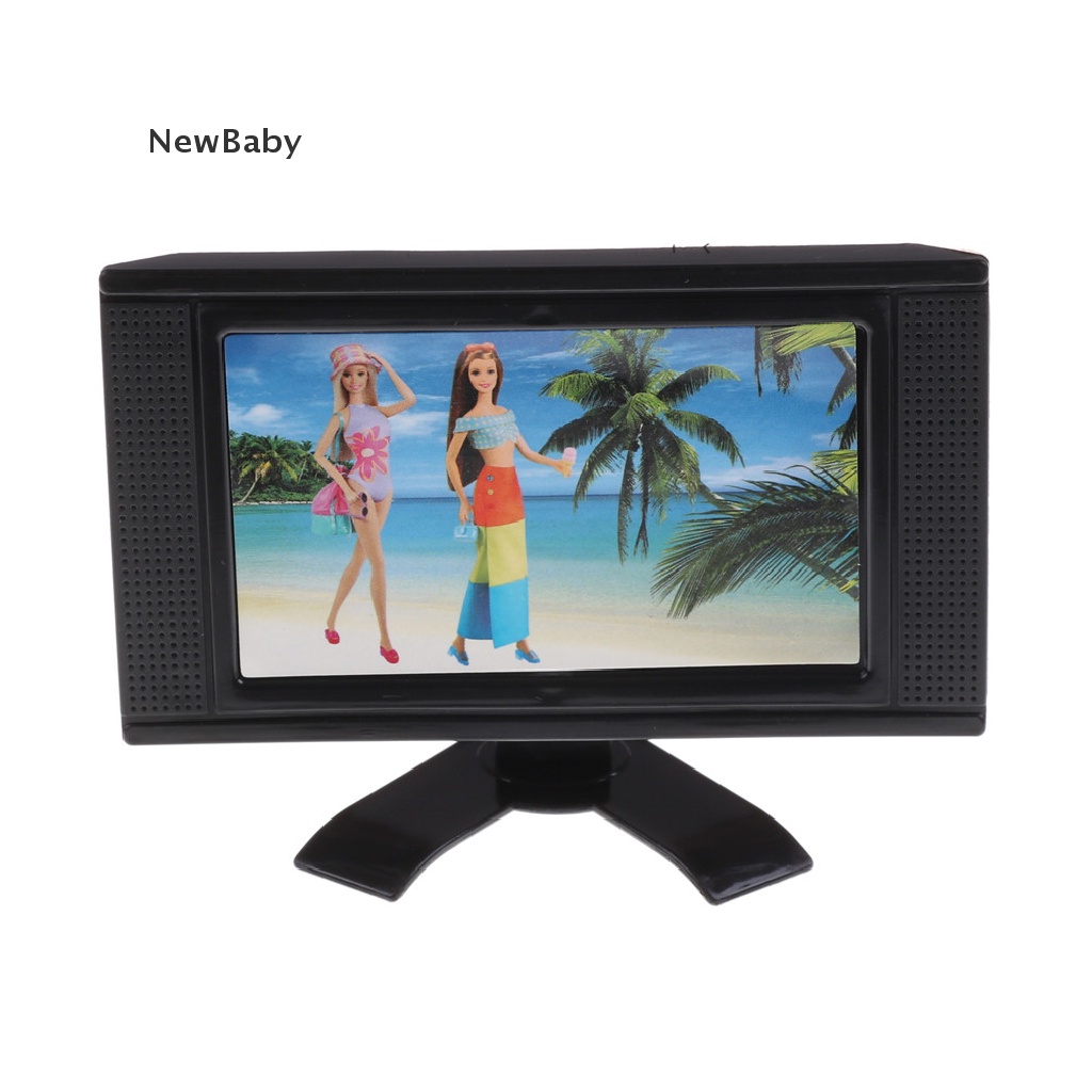 1pc Miniatur TV LCD Untuk Aksesoris Rumah Boneka