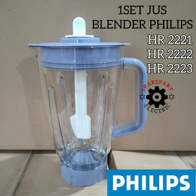 GELAS JUS / GELAS BUMBU 1SET BLENDER PHILIPS HR 2221 HR 2222 HR 2223