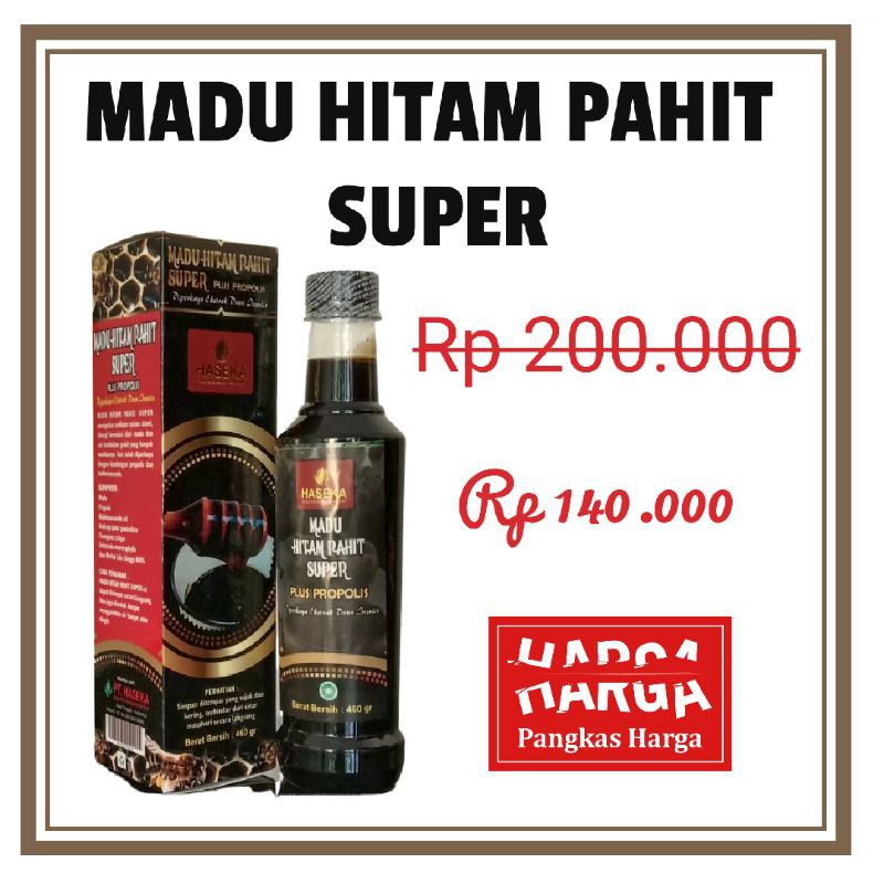 

Madu Hitam Pahit Super Haseka