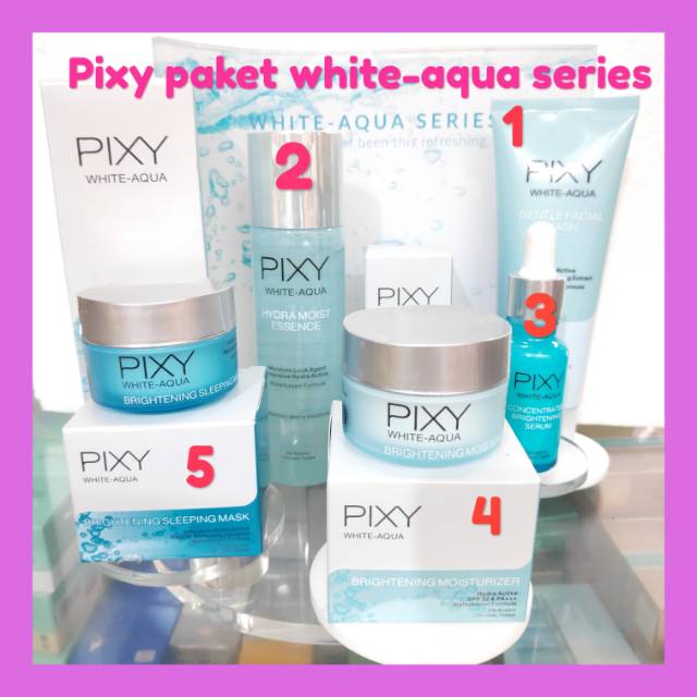 Pixy paket white-aqua series