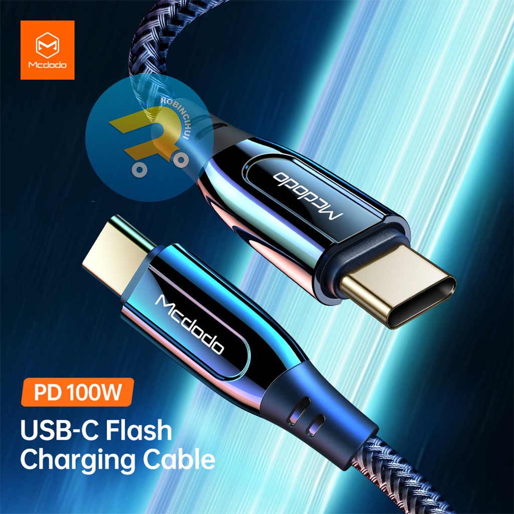 MCDODO Kabel Type C, Usb C to Usb C 100W Power Delivery (PD) fast charging ORIGINAL