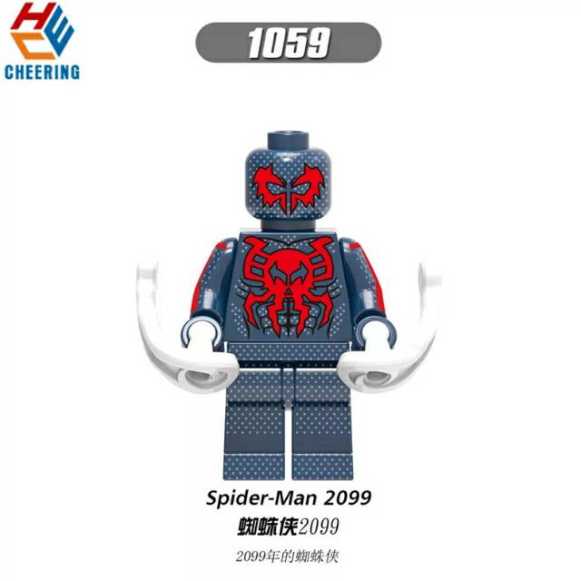 [DJ] Lego XINH XH1059 Superhero Minifigure Spiderman-2099 Movie Marvel BMS Bricks Store Promo Last  