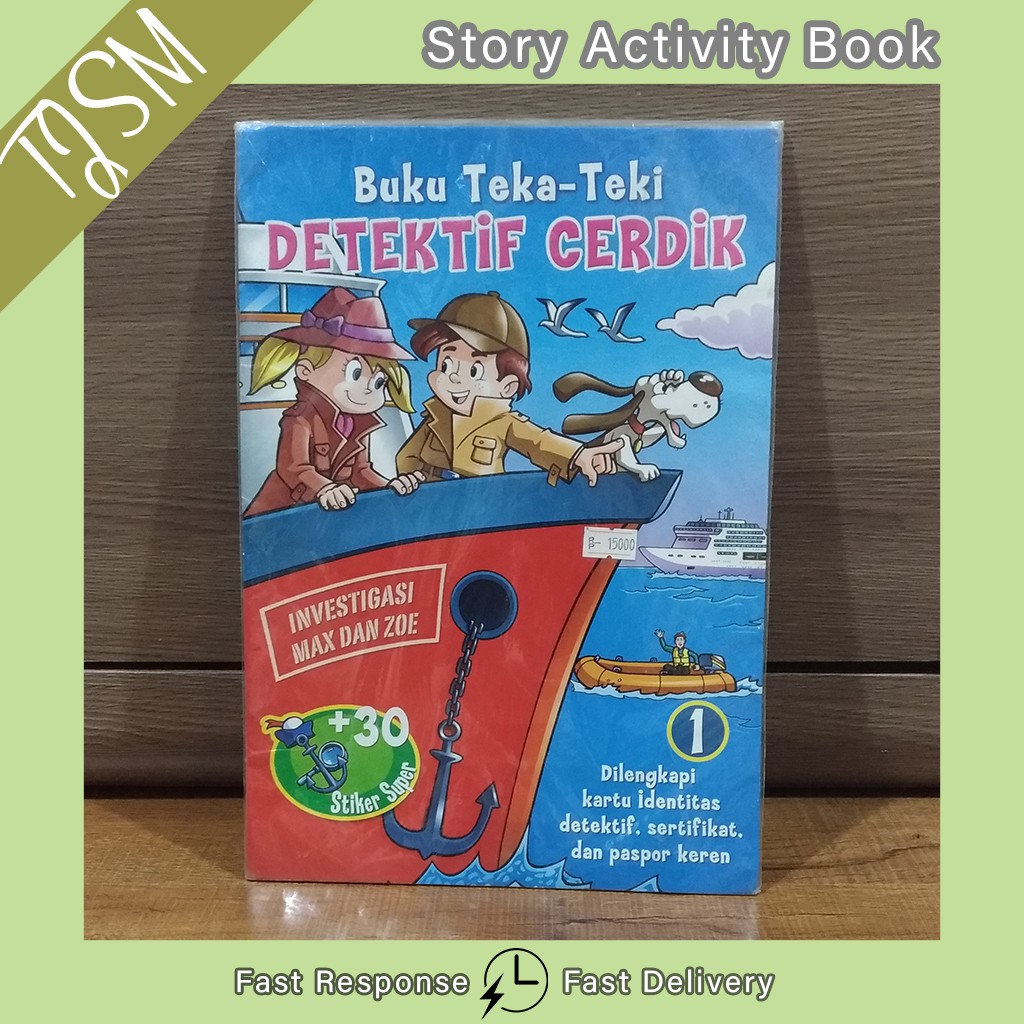 Jual BUKU TEKA TEKI DETEKTIF CERDIK ACTIVITY BOOK BUKU CERITA ANAK ANAK ...