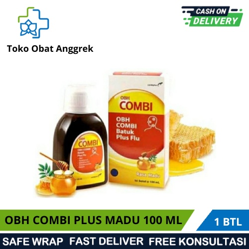 OBH COMBI BATUK PLUS FLU/MADU/100ML