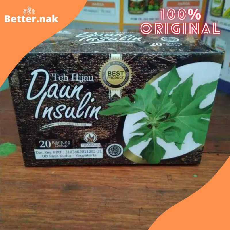 Jual Teh Celup Daun Insulin Yakon Untuk Diabetes 100 Original