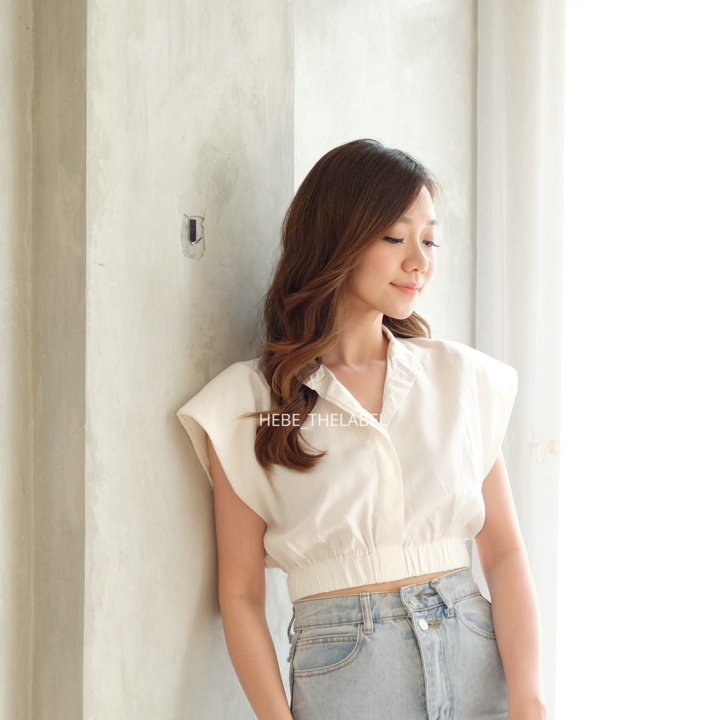 Elda Top - Crop Top Atasan Wanita