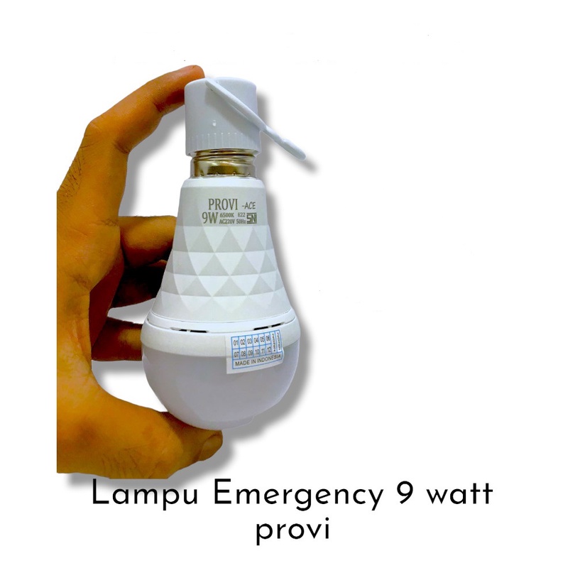 PROVI ACE LAMPU LED EMERGENCY 9 12 WATT LAMPU MAGIC LAMPU DARURAT AC/DC