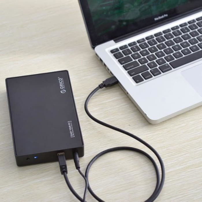 Orico 3588US3 USB 3.0 to SATA External Hard Drive Enclosure for 3.5&quot; SATA HDD and SSD - 6TB Support