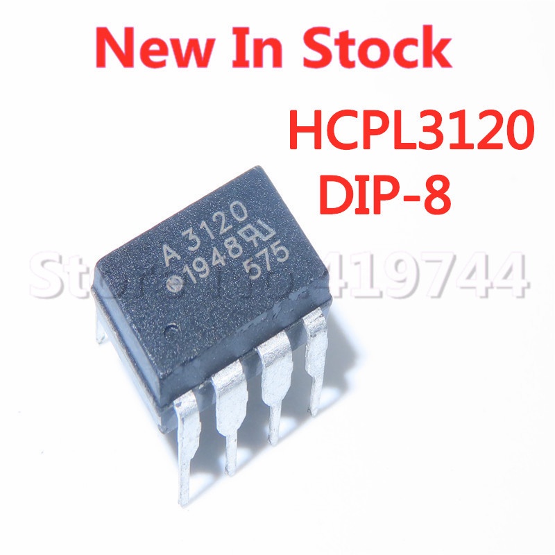 [xqx] 10pcs/lot100% Kualitas A3120 Optocoupler HCPL-3120 DIP-8 A3120V Optocoupler HCPL3120V In Stock Baru Original