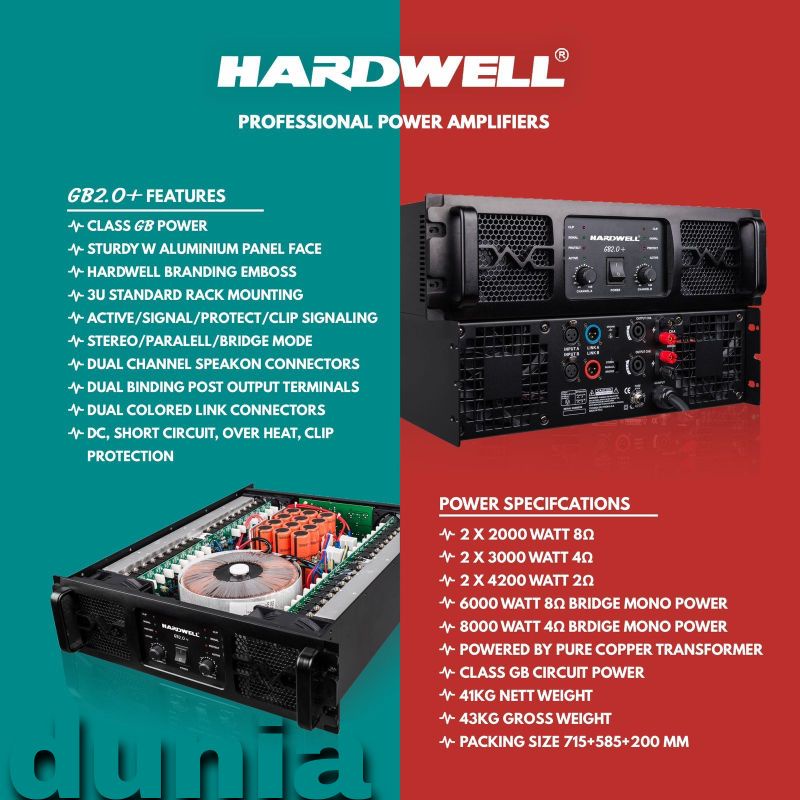Power Hardwell GB2.0+ Original Amplifier Hardwell GB 2.0 + Class GB