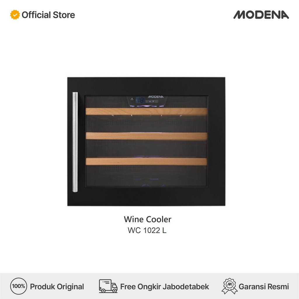Jual MODENA Wine Cellar WC 1022 L Shopee Indonesia