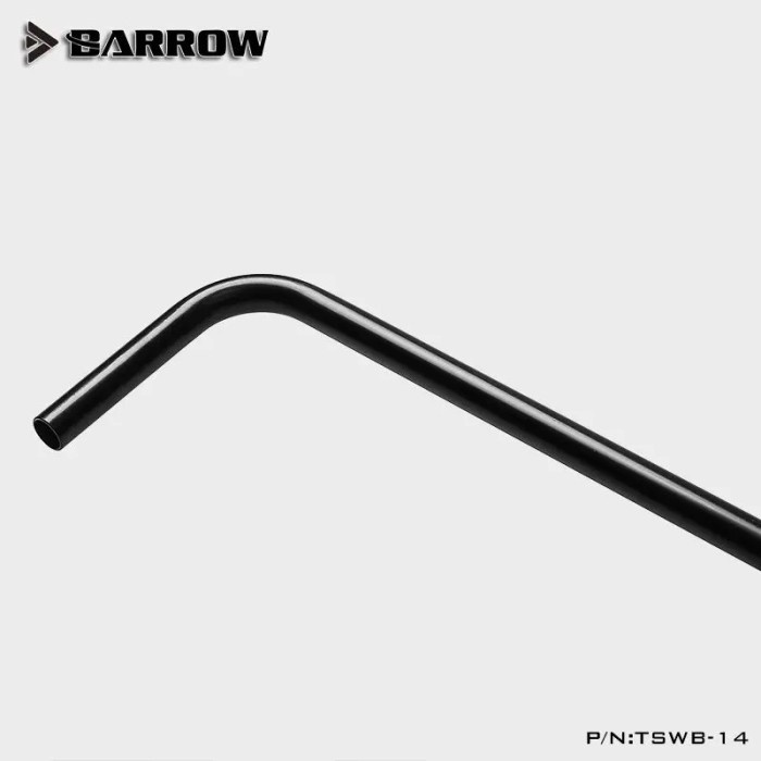 BARROW TSWB-14 14mm 90 Double Bend Cooper Metallic Black Rigid Tube