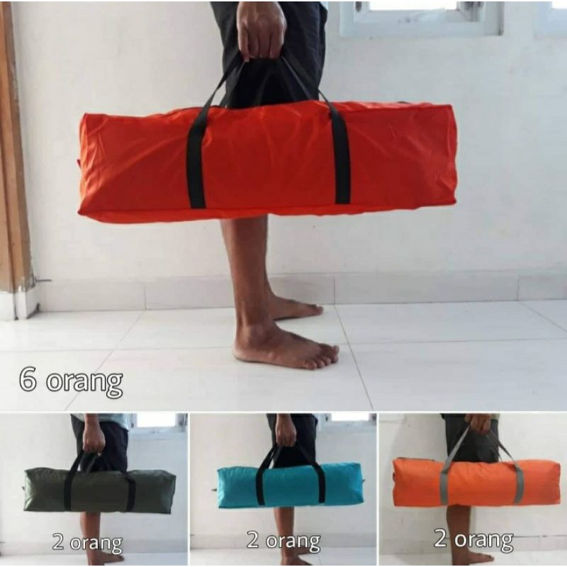 Tas Tenda kapasitas 2 orang, 4 orang, 6 orang