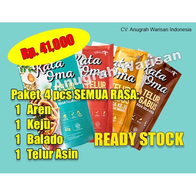 

INSTANT-CAMILAN- KATA OMA TELUR GABUS RASA GULA AREN - BALADO -CAMILAN-INSTANT.