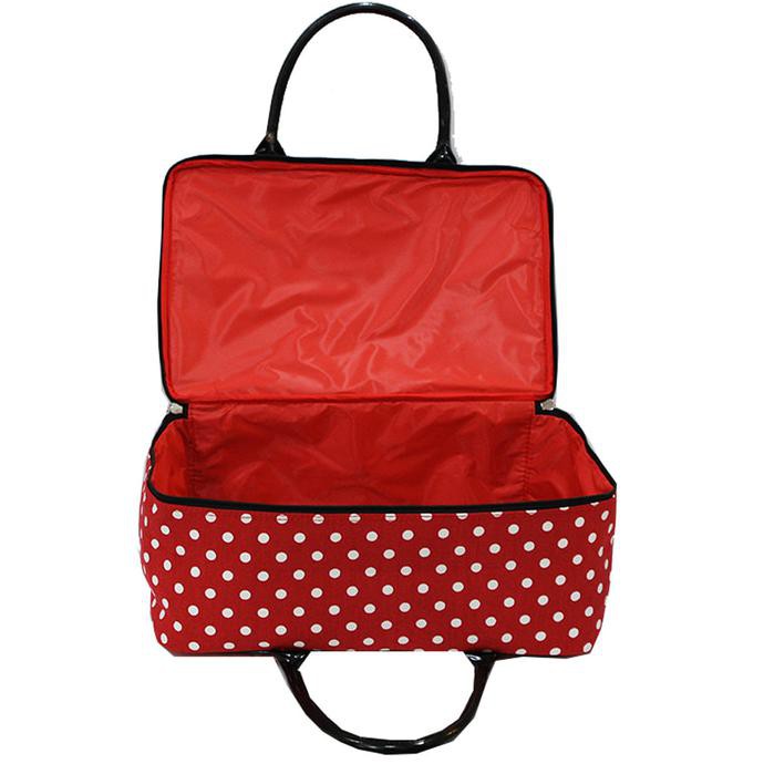 Tas Travel Travel Bag Anak Karakter Hello Kitty Bahan Kanvas - Merah Travel Karakter Anak & Dewasa