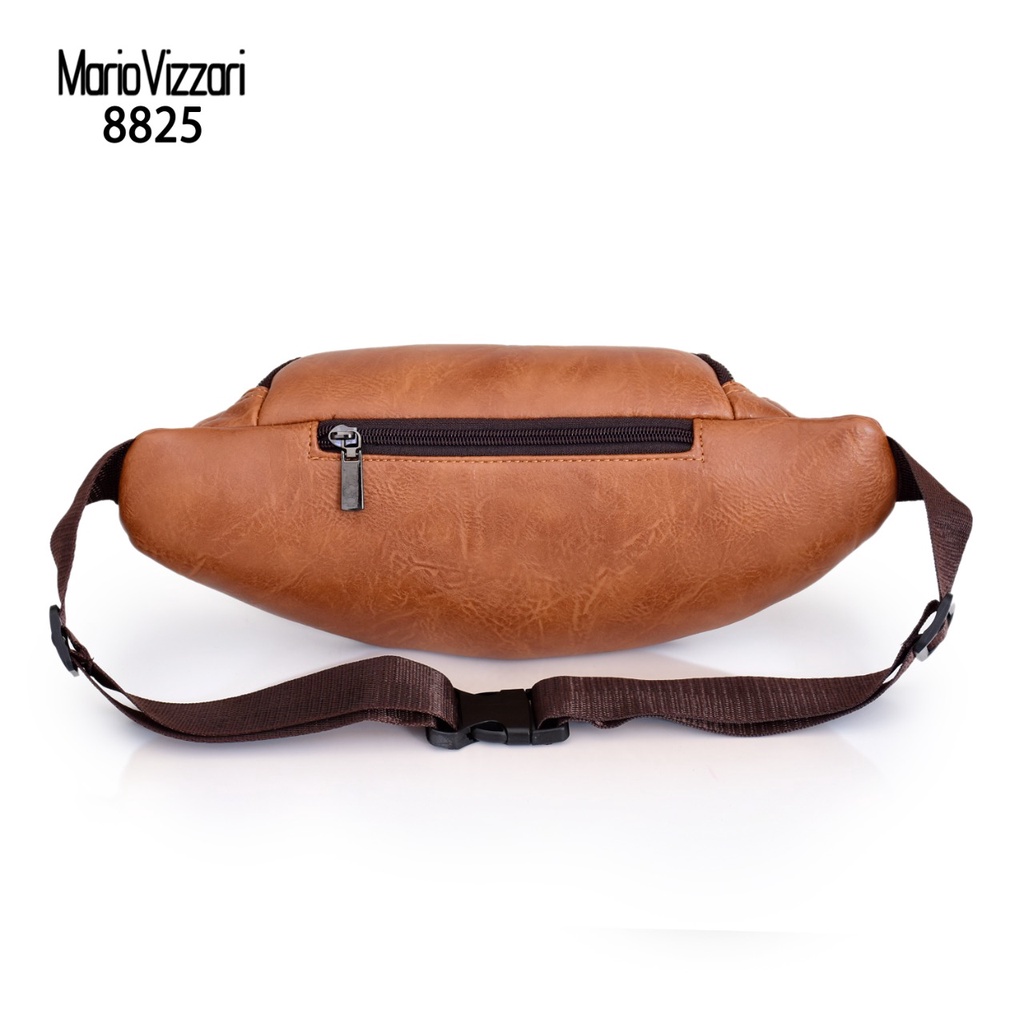 Tas Selempang Waistbag Pria Kulit Mario Vizzari Luke (8825)