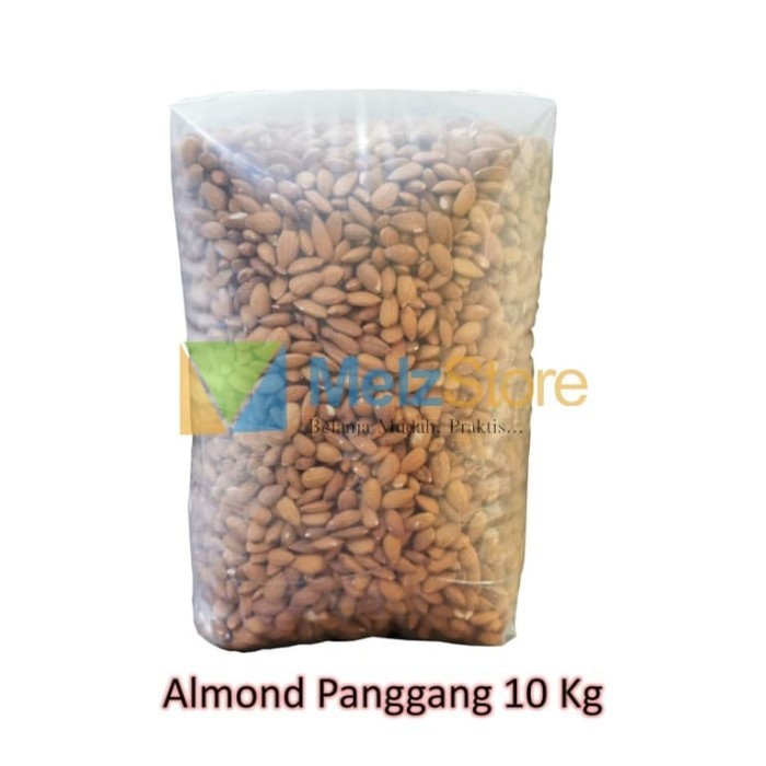 

10kg Kacang Almond Panggang Kupas Blue Diamond Roasted