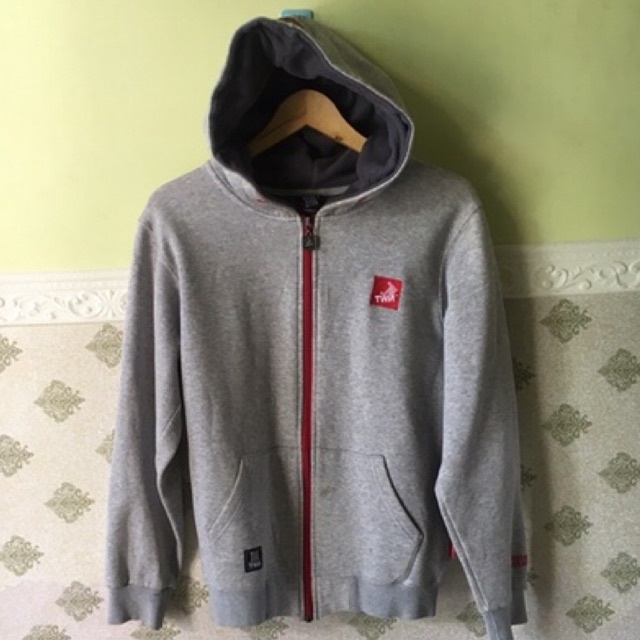 Zip Hoodie Unisex TWN Grey