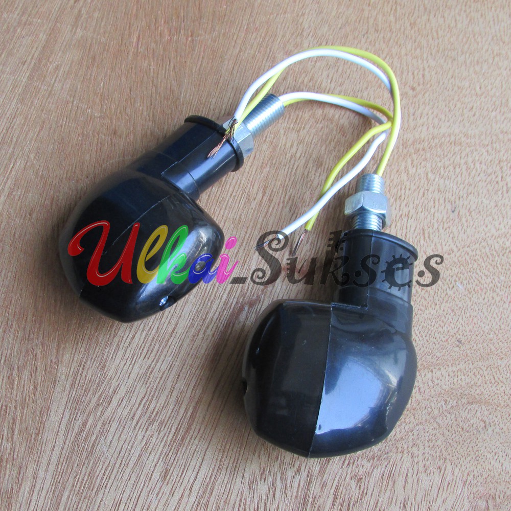 lampu sen Mini Standar Vixion New Hitam Lampu variasi motor lampu fariasi motor lampu sen motor vari