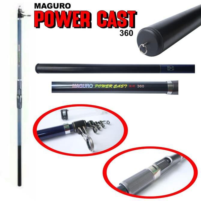 TERMURAH Maguro Joran Surf Power Cast 360Cm Joran Laut
