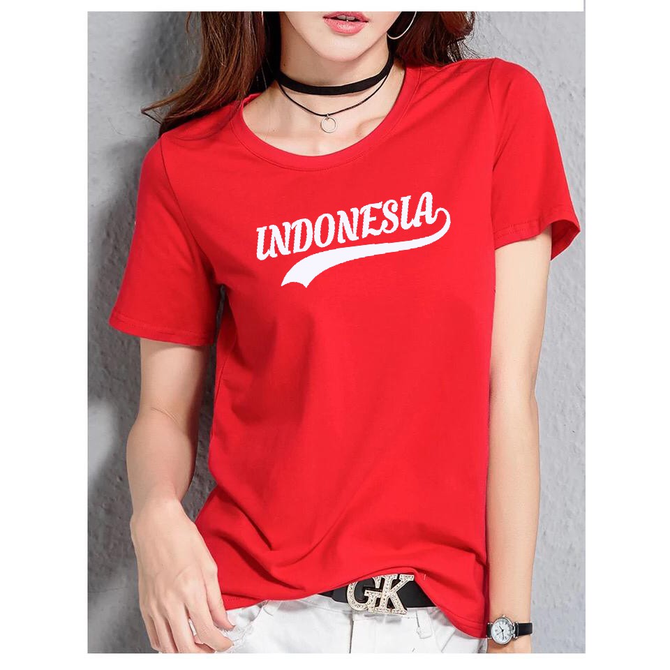  Kaos  katun  combed 30s tshirt 17 agustus indonesia unisex 