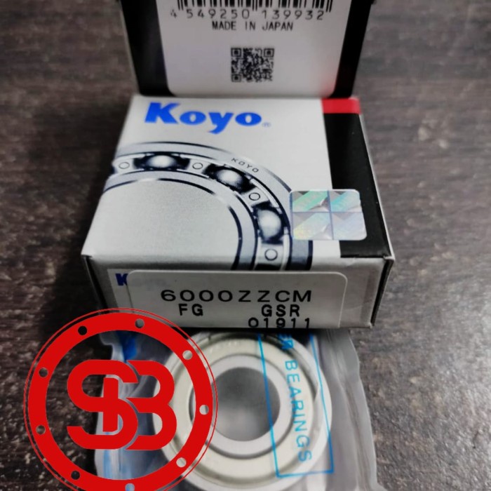 Bearing 6000ZZ / 6000 ZZ C3 KOYO JAPAN ORIGINAL