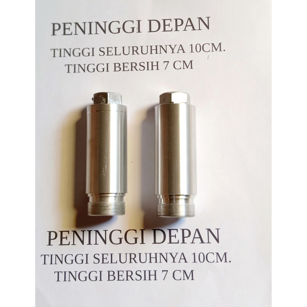 PENINGGI SHOCK DEPAN GL PRO -GL MAX  SAMBUNGAN SHOCK DEPAN 10CM DAN 13CM