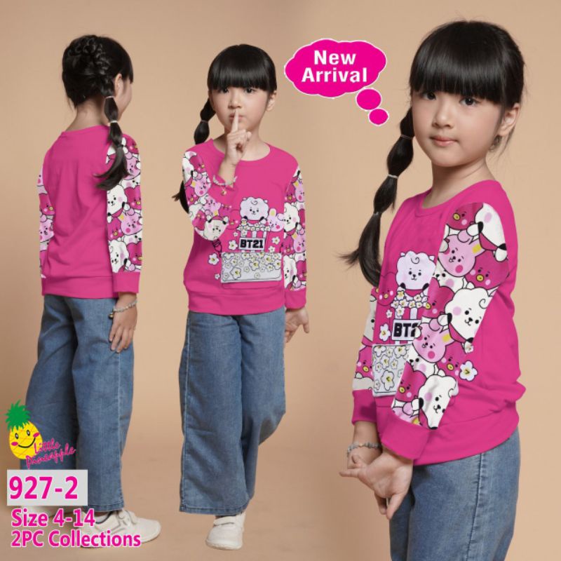 Setelan Kulot Anak Little Pineapple Bt21