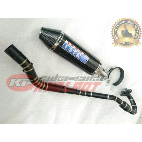 KNALPOT RACING CRF150 FULLSYSTEM OVER RACING KNALPOT CRF 150L KNALPOT OVER RACING