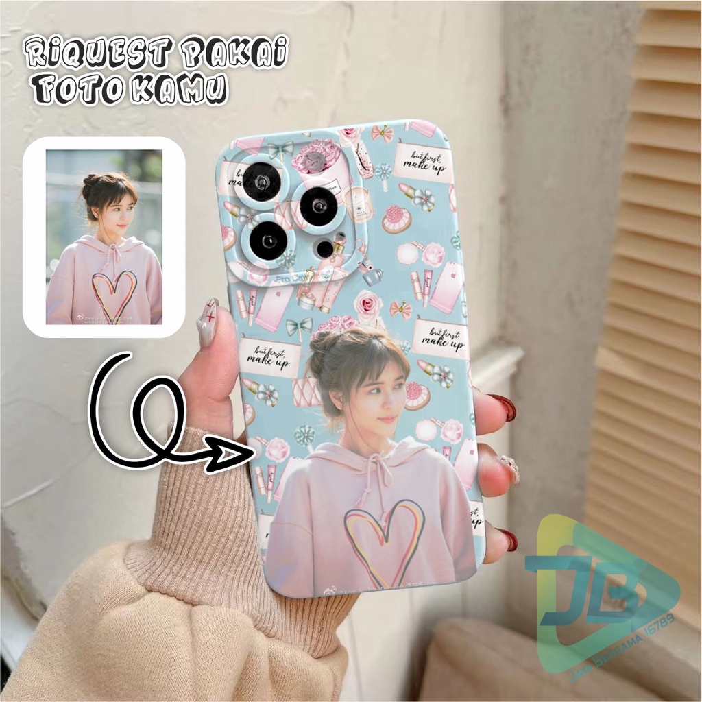 SOFTCASE PROCAMERA CUSTOM REQUEST GAMBAR FOTO OPPO VIVO SAMSUNG REALME XIAOMI IPHONE INFINIX FOR ALL TYPE JB5956