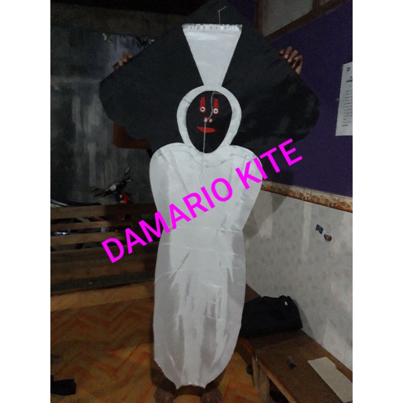 Layangan pocong kain 1pcs/biji