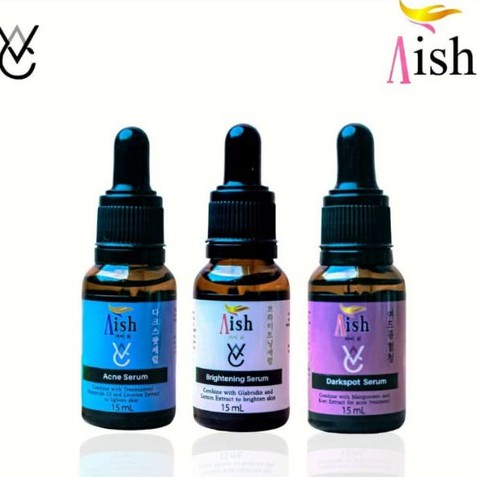 AISH SERUM (HARGA UNTUK 5 pcs serum) DAPAT 5 SERUM AISH PUTIH