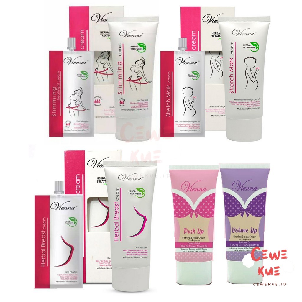 (CEWEKUE) Vienna Breast Cream | Slimming Cream | Strech Marcks Cream | Serum Pembesar Pengencang Pay