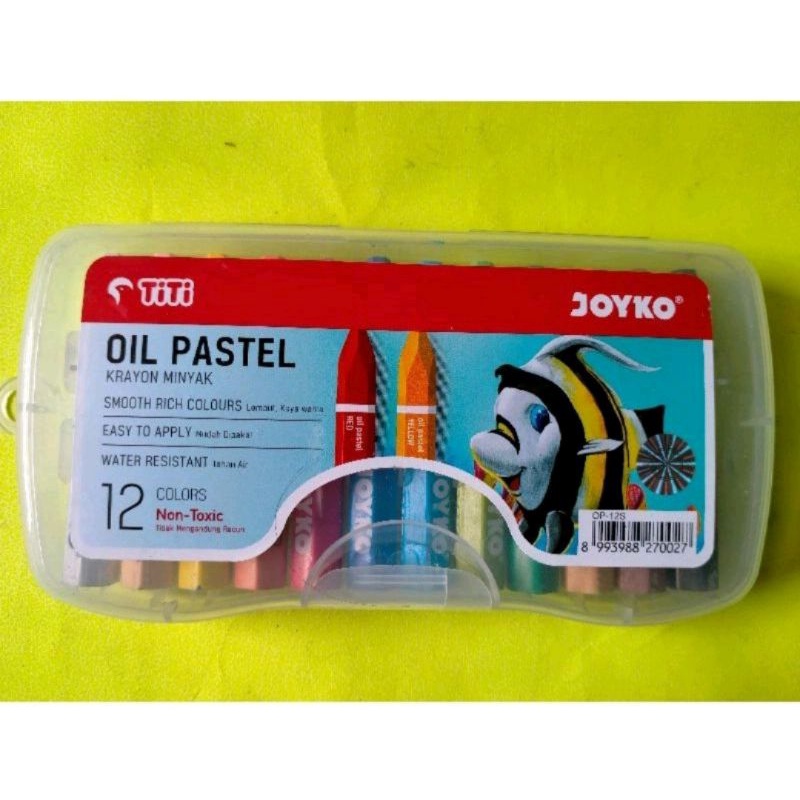 

Grosir Titi Joyko Oil Pastel Krayon Minyak 12 warna murah