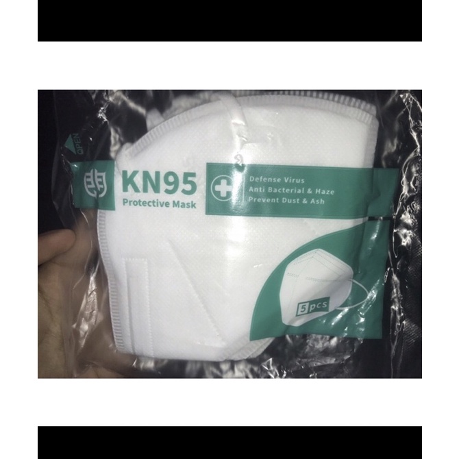 Masker KN95 Protective Mask ada penyangga hidung 1pack isi 5pcs