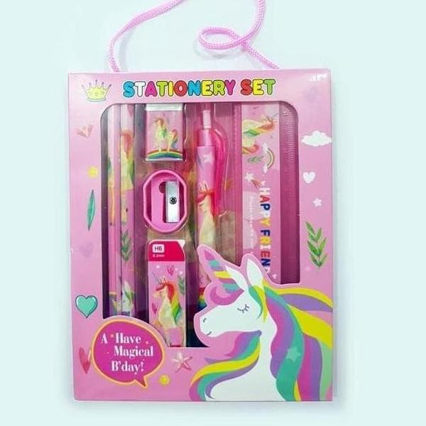 

LZ Stationery Set Unicorn Pink / Paket Alat Tulis Anak Sekolah '