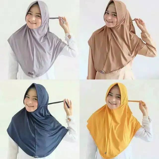 Jilbab Serut Polos Jokowi Jilbab Instan Jersy Jilbab Instan Adiba