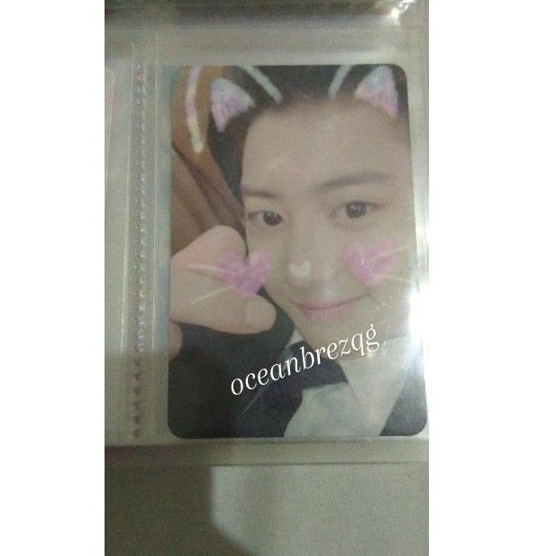PHOTOCARD PC CHANYEOL UNIVERSE OFFICIAL
