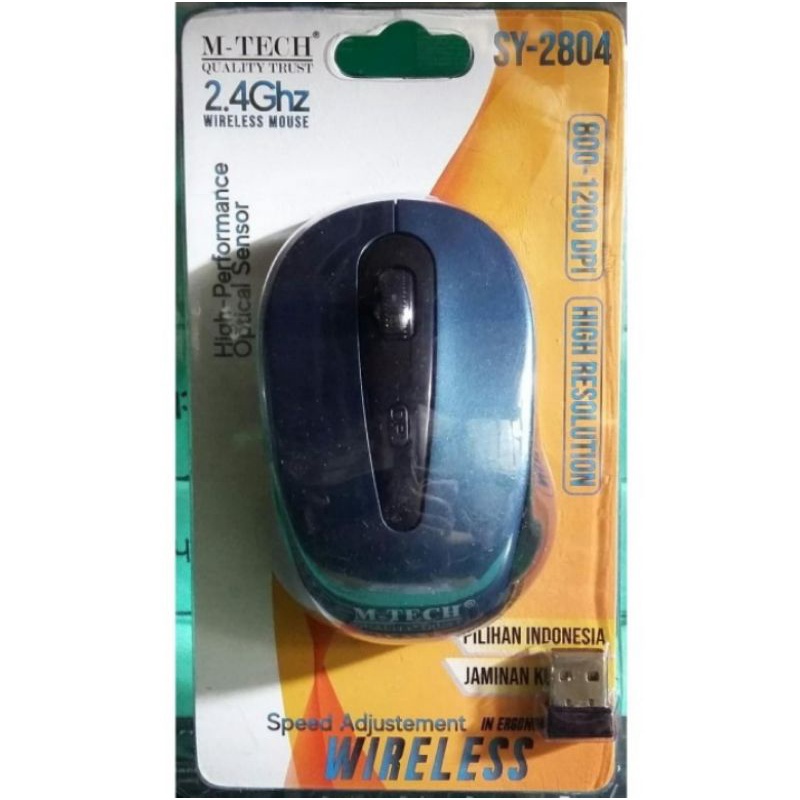 Mouse wireless / mouse wireless M-tech 2804/ mouse wireless bagus/ mouse wireless murah