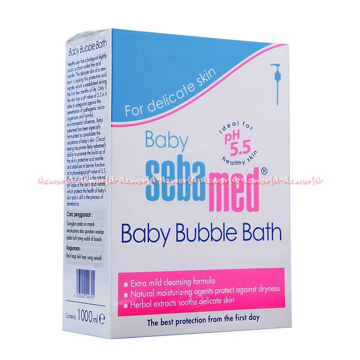 Seba Med Sebamed 1L Baby Bubble Bath Sabun Mandi Busa Bayi Ph 5.5 1000ml 1Litter