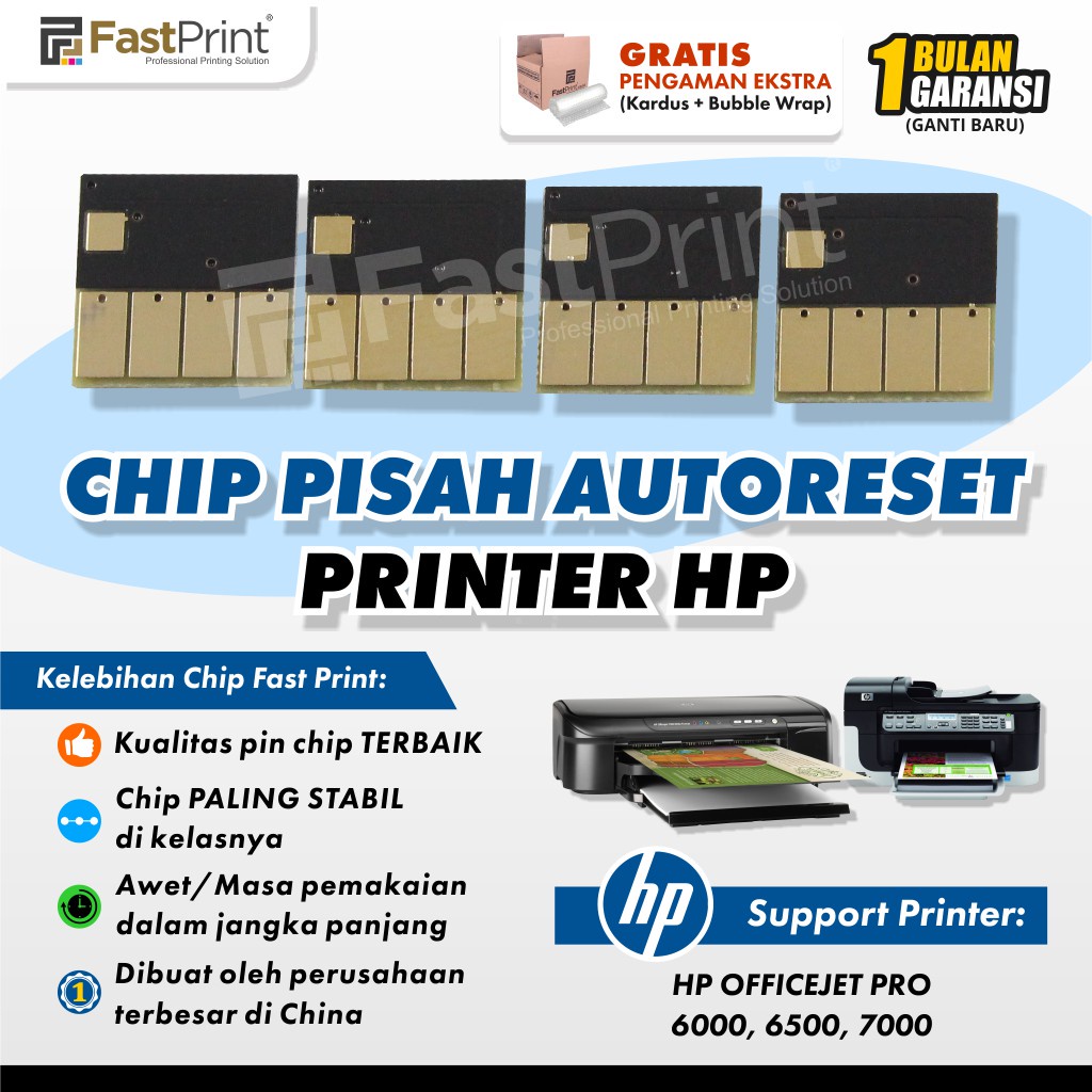 Chip Pisah Autoreset HP Officejet Pro 6000 6500 7000