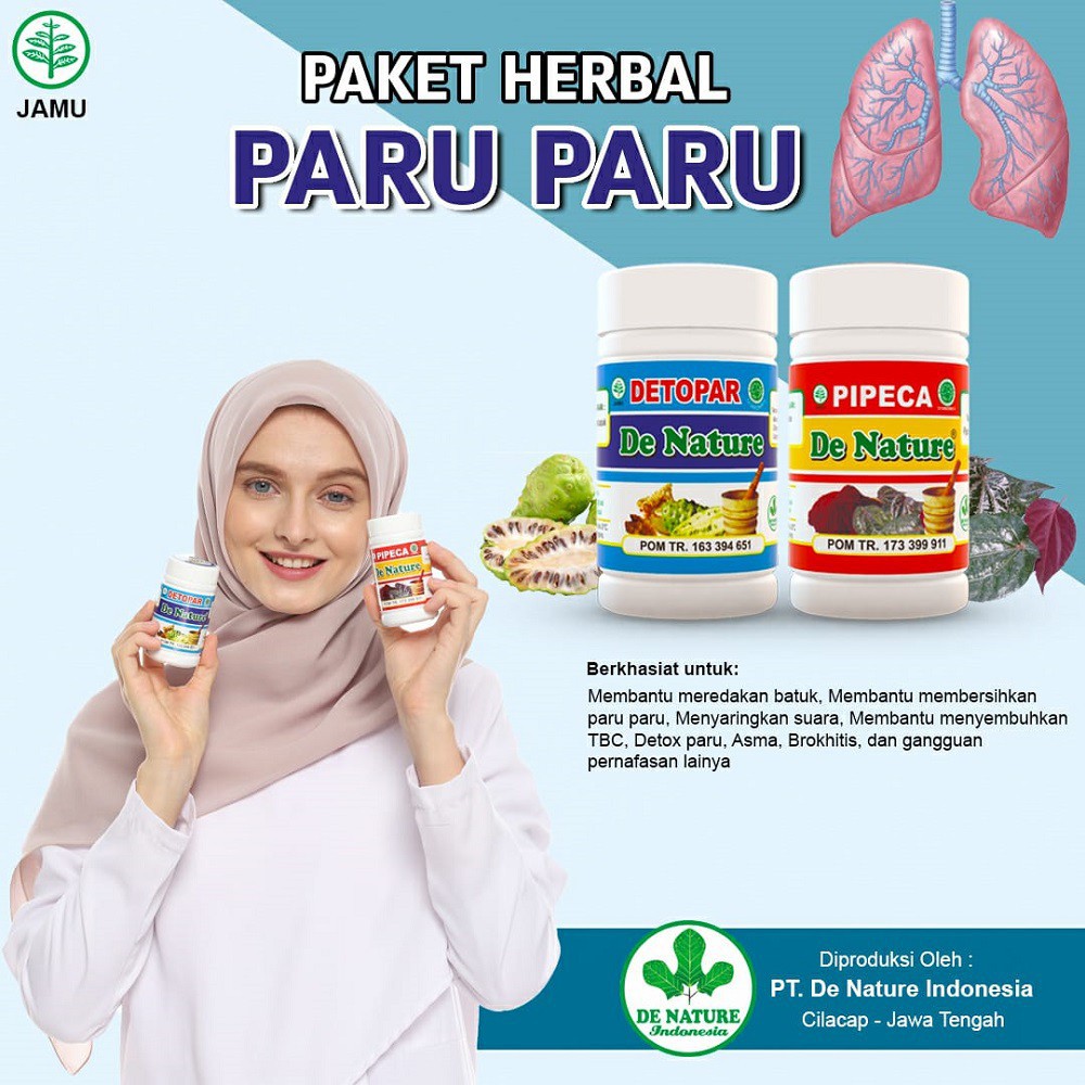 Obat Penyakit Paru Paru Pneumonia, Baronkitis, Asma, Emfisema, TBC, Flek Paru, Radang Paru Ampuh