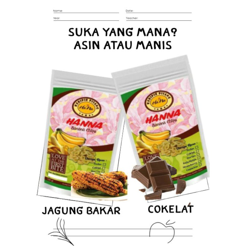 

kripik pisang aneka rasa