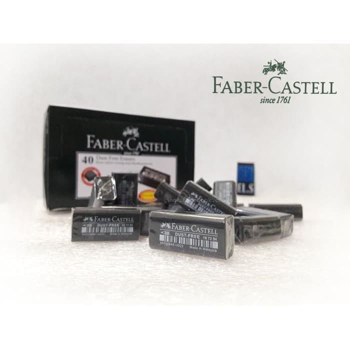 Penghapus Faber Castell HItam Kecil 187299