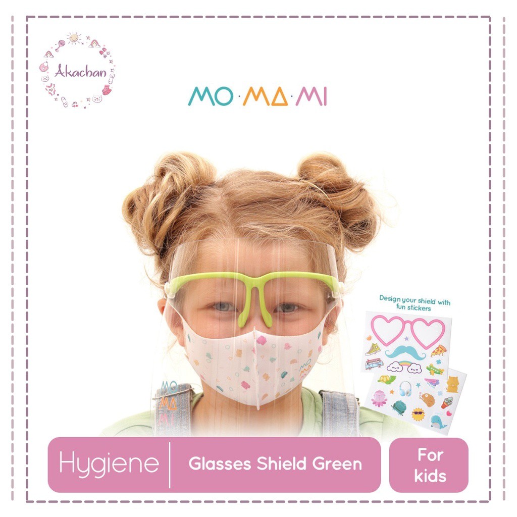 Momami Glass Faceshield + Sticker