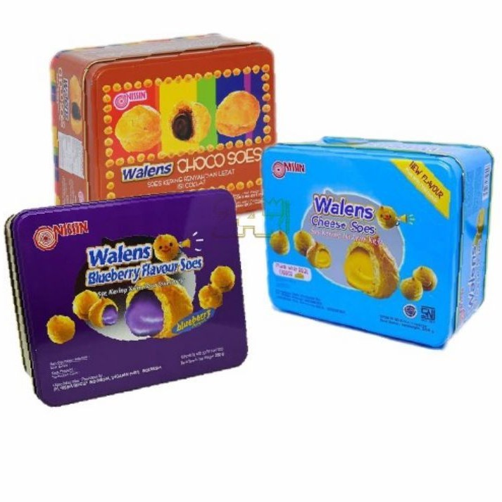 

NISSIN Walens Choco Cheese Blueberry Soes 350gr