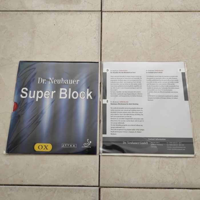 Karet Dr. Neubauer Super Block OX