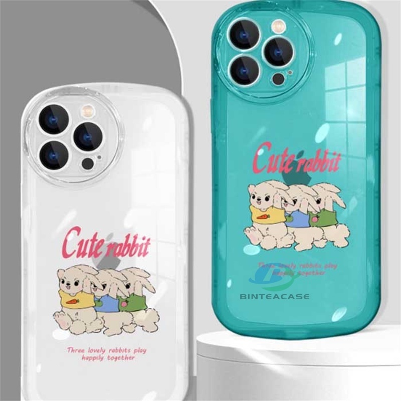 Soft Case TPU Motif Kelinci Cover Samsung A14 M14 A04 A13 A02S A03 A03S A23 A30S A11 A12 A51 A30 A50 A52 A20S A10S M11 M12 J4 Plus J7 Prime