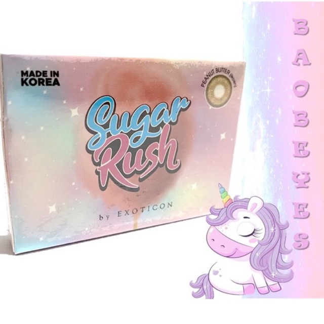 SOFTLENS X2 SUGAR RUSH NORMAL (UKURAN 14.2MM)