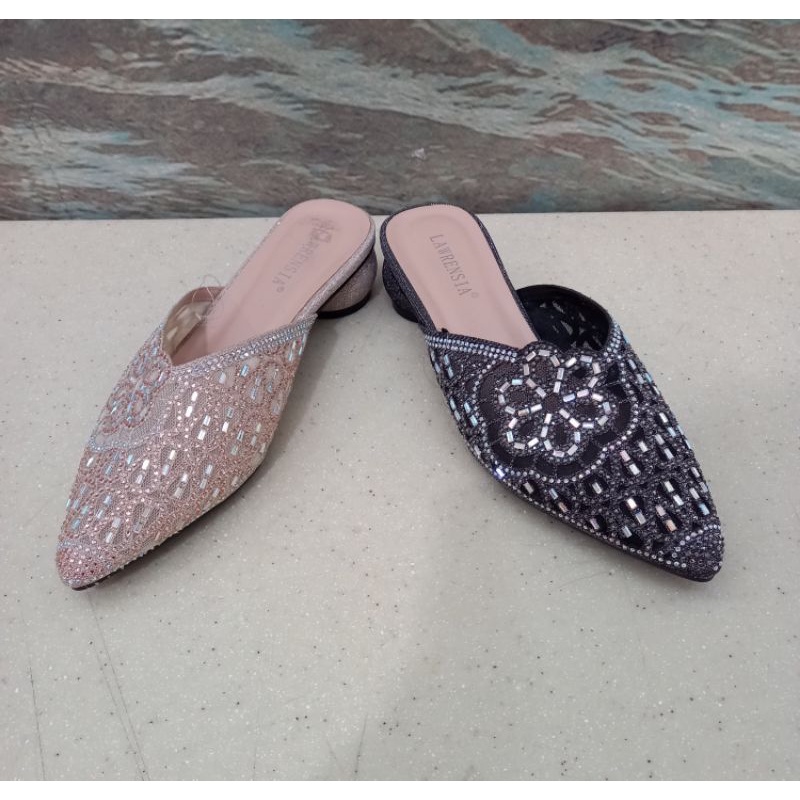 sepatu slop pesta original Lawrensia ||LA-06